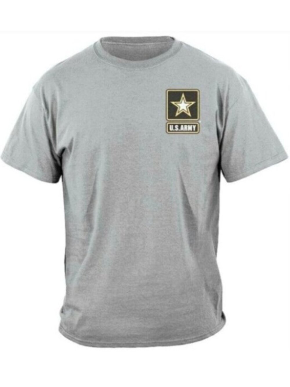 𝗨.𝗦. 𝗔𝗥𝗠𝗬® Men's Star Emblem Tee Gray (Size XL)